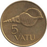  Вануату. 5 вату 1999 год. Ракушка. 