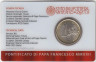  Ватикан. 1 евро 2022 год. Монетная карта №1 - Понтификат папы Франциска MMXXII. 