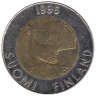  Финляндия. 10 марок 1996 год. Глухарь. 