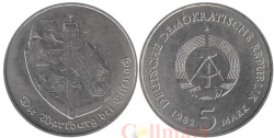 ГДР. 5 марок 1982 год. Замок Вартбург.