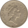  Великобритания. 1 фунт 1992 год. 