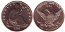  США. Унция меди. Доллар Гобрехта 1836. 