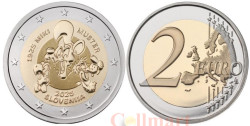 Словения. 2 евро 2025 год. 100 лет со дня рождения Мики Мустера.