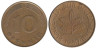  ФРГ. 10 пфеннигов 1980 год. (D) 
