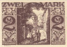  Бона. Германия. Падерборн 2 марки 1921 год. Нотгельд. (XF) 