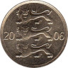 Эстония. 10 сентов 2006 год. 