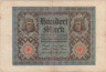  Бона. Веймарская республика 100 марок 1920 год. Бамбергский всадник. (VG-F) 