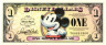  Бона. США 1 дисней-доллар 2008 год. 80-летие создания Микки Мауса. (Пресс) 