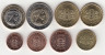  Латвия. Набор монет евро 2014 год. (8 штук) 