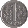  Финляндия. 1 марка 1989 год. Герб. 