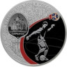  Россия. 3 рубля 2018 год (выпуск 2016). Чемпионат мира по футболу FIFA 2018 в России. Саранск. 