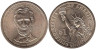  США. 1 доллар 2010 год. 16-й президент Авраам Линкольн (1861-1865) (D) 