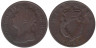  Ирландия. 1 пенни 1822 год. Гиберния. 