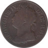  Ирландия. 1 пенни 1822 год. Гиберния. 