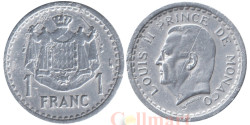 Монако. 1 франк 1943 год. Князь Луи II.