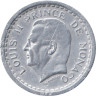  Монако. 1 франк 1943 год. Князь Луи II. 