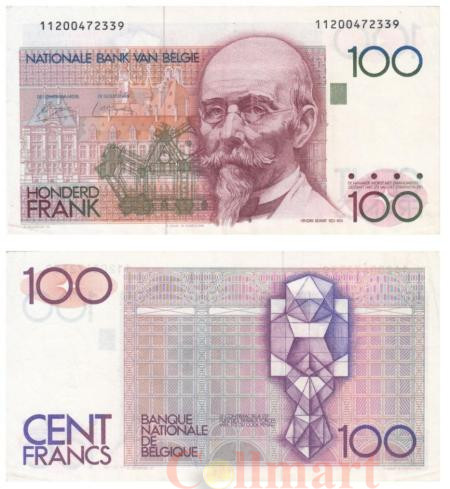  Бона. Бельгия 100 франков 1978 год. Хендрик Бейерт. (XF) 