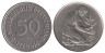  ФРГ. 50 пфеннигов 1977 год. (J) 