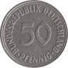  ФРГ. 50 пфеннигов 1977 год. (J) 