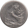  ФРГ. 50 пфеннигов 1977 год. (J) 