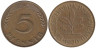  ФРГ. 5 пфеннигов 1980 год. (J) 