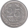  Швеция. 25 эре 1899 год. Король Оскар II. 