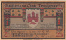  Бона. Германия. Вернигероде 25 пфеннигов 1920 год. Нотгельд. (XF) 