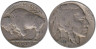  США. 5 центов 1937 год. Индеец. Бизон. (D) 
