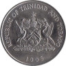 Тринидад и Тобаго. 1 доллар 1995 год. 50 лет продовольственной программе - ФАО. 