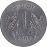  Индия. 1 рупия 2004 год. (♦ - Мумбаи) 