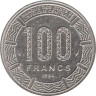  Габон. 100 франков 1984 год. Антилопы. 