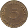  ФРГ. 5 пфеннигов 1950 год. (D) 