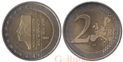Нидерланды. 2 евро 2003 год.