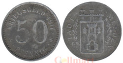 Германия. Менден. 50 пфеннигов 1917 год. Нотгельд.