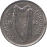  Ирландия. 6 пенсов 1935 год. Ирландский волкодав. 