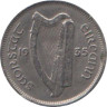  Ирландия. 6 пенсов 1935 год. Ирландский волкодав. 