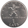  Латвия. 1 лат 2004 год. Спридитис. Вступление Латвии в Евросоюз. 