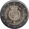  Испания. 2 евро 2018 год. 50 лет со дня рождения Филиппа VI. 