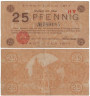  Бона. Германия. Кёльн 25 пфеннигов 1917 год. Нотгельд. (VG) 