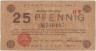  Бона. Германия. Кёльн 25 пфеннигов 1917 год. Нотгельд. (VG) 