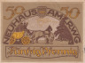  Бона. Германия. Нойхаус-ам-Реннвег 50 пфеннигов 1921 год. Нотгельд. (XF) 