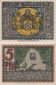  Бона. Германия. Оснабрюк 5 пфеннигов 1921 год. Нотгельд. (XF) 