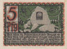  Бона. Германия. Оснабрюк 5 пфеннигов 1921 год. Нотгельд. (XF) 