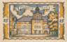  Бона. Германия. Брауншвейг 25 пфеннигов 1921 год. замок Бланкенбург. Нотгельд. (XF) 