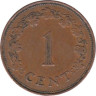  Мальта. 1 цент 1972 год. Георгиевский крест. 