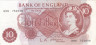  Бона. Великобритания 10 шиллингов 1961 год. Елизавета II. (VF) 