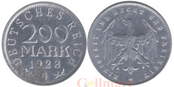 Веймарская республика. 200 марок 1923 год. (G)