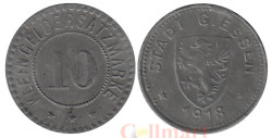 Германия. Гисен. 10 пфеннигов 1918 год. Нотгельд.