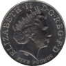  Великобритания. 5 фунтов 2002 год. Королева-Мать. 