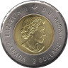  Канада. 2 доллара 2015 год. 200 лет со дня рождения Джона Макдональда. 